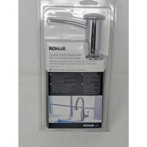 Kohler K-1895-C-CP  Soap or Lotion Dispenser with Contemporary Design